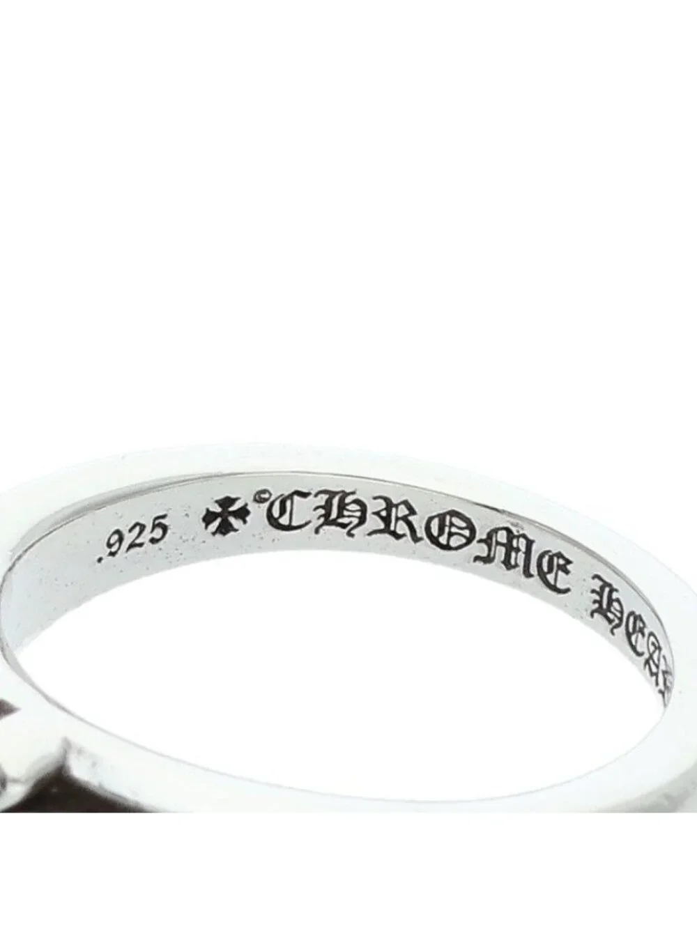 Chrome Hearts Baby Clsc P D Classic Dagger Pave Diamond Silver Ring